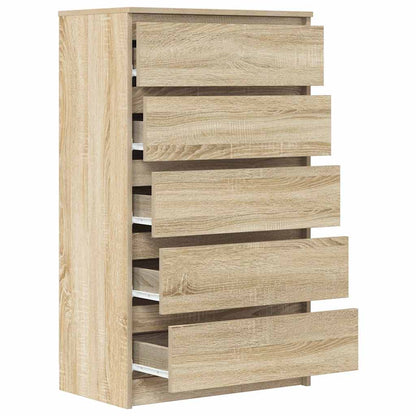 Cassettiera Rovere Sonoma 60x36x103 cm in Legno Multistrato - homemem39