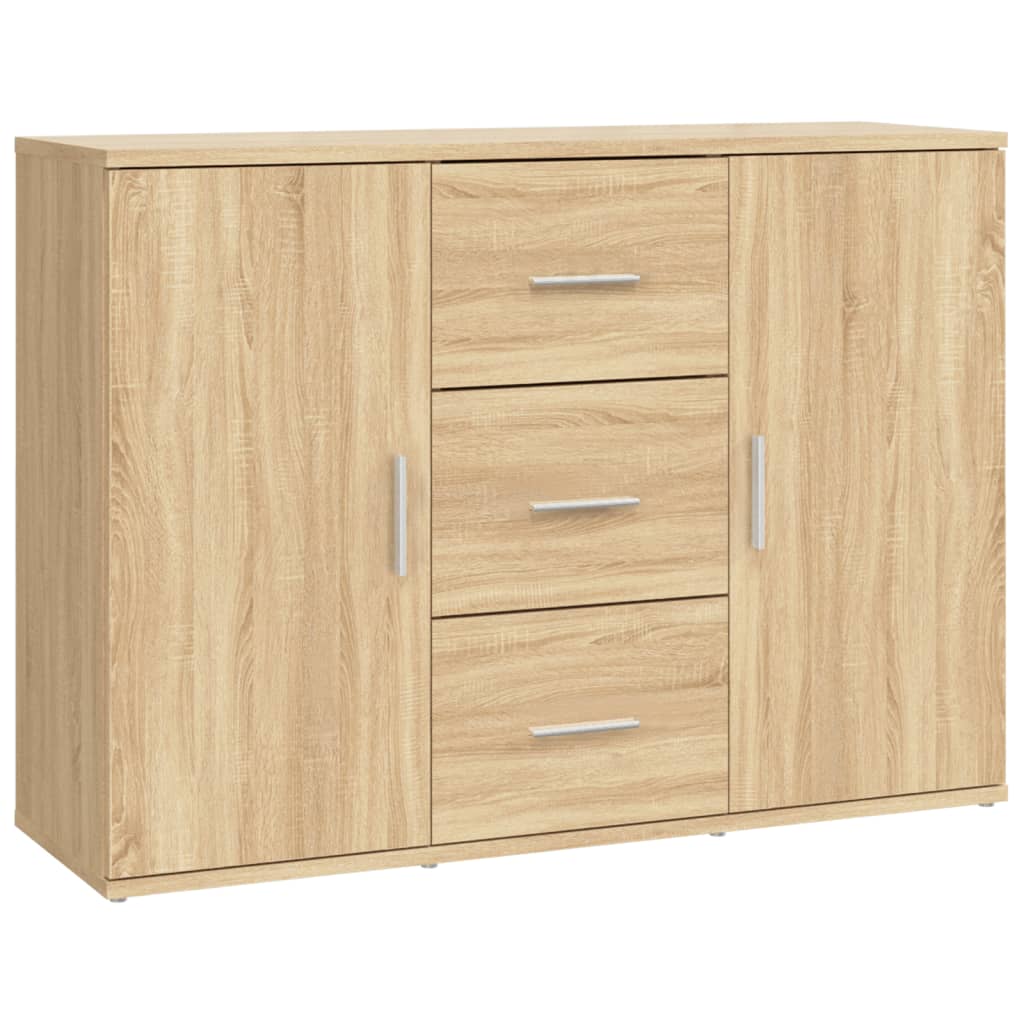 Credenza Rovere Sonoma 91x29,5x65 cm in Legno Multistrato - homemem39