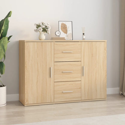 Credenza Rovere Sonoma 91x29,5x65 cm in Legno Multistrato - homemem39