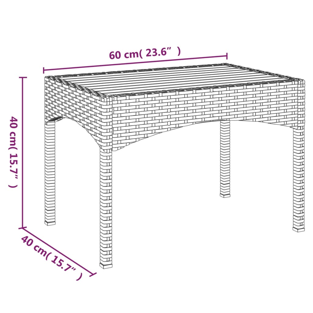 Set Divani da Giardino 3 pz con Cuscini in Polyrattan Grigio | homemem39