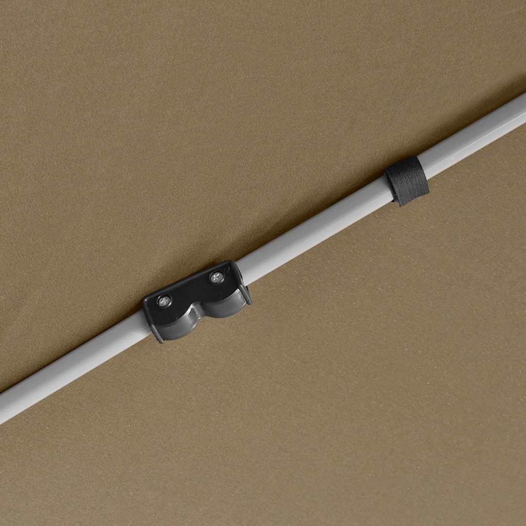 Tendone Esagono Pop-Up Pareti Laterali 3,6x3,1m Tortora 220g/m² | homemem39