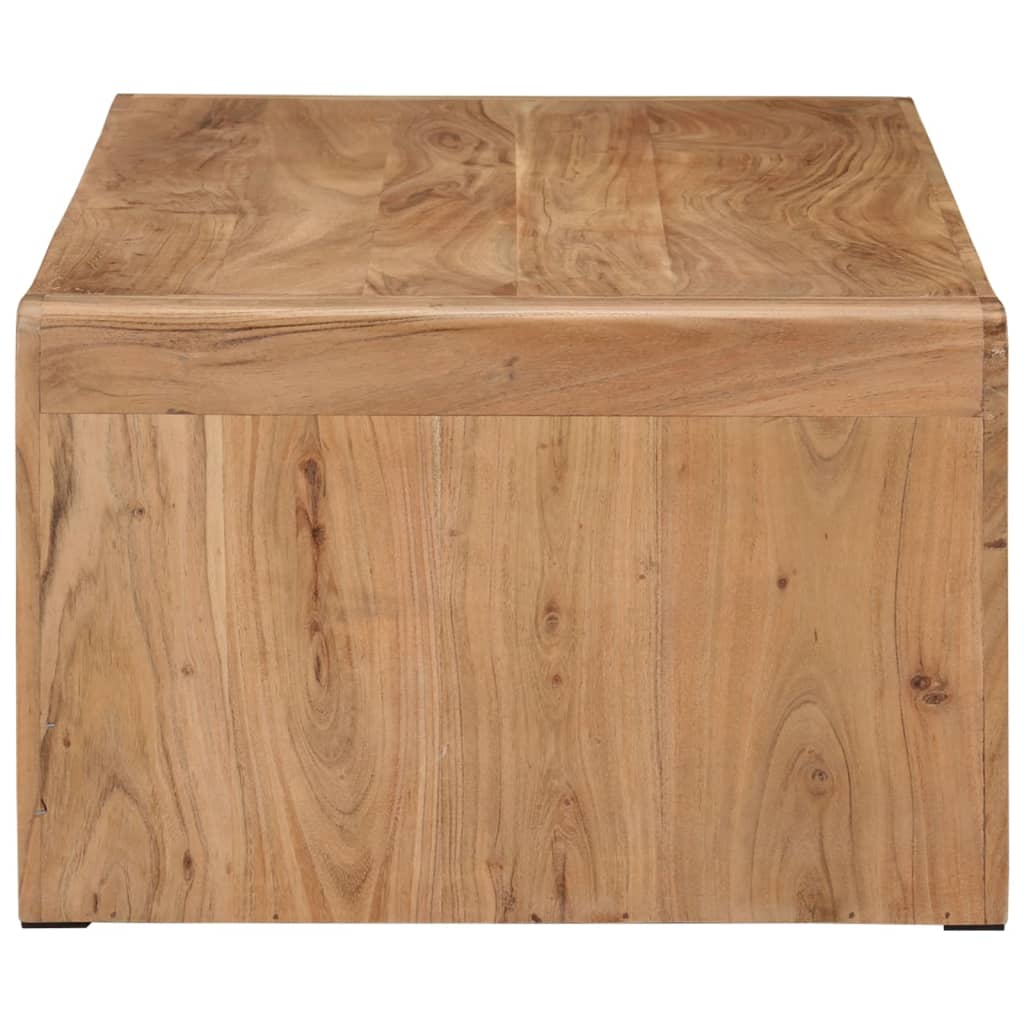 Tavolino da Salotto 110x55x35 cm in Legno Massello di Acacia | homemem39