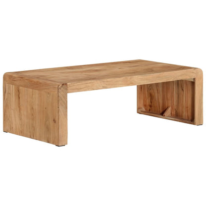 Tavolino da Salotto 110x55x35 cm in Legno Massello di Acacia | homemem39