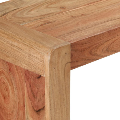 Tavolo Consolle 110x30x76 cm in Legno Massello di Acacia - homemem39