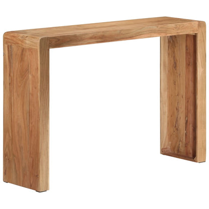 Tavolo Consolle 110x30x76 cm in Legno Massello di Acacia - homemem39
