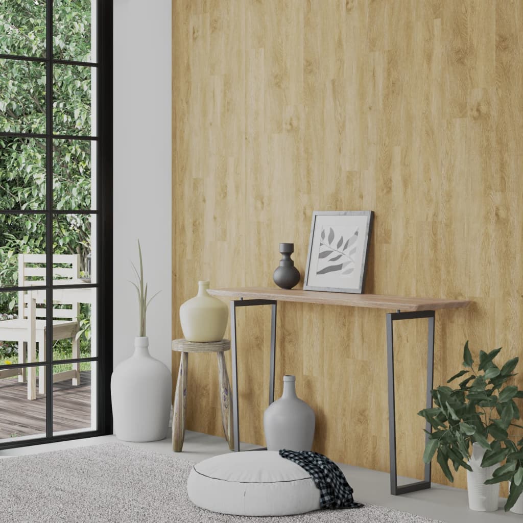 Pannelli da Parete Effetto Legno Marrone PVC 2,06 m² | homemem39