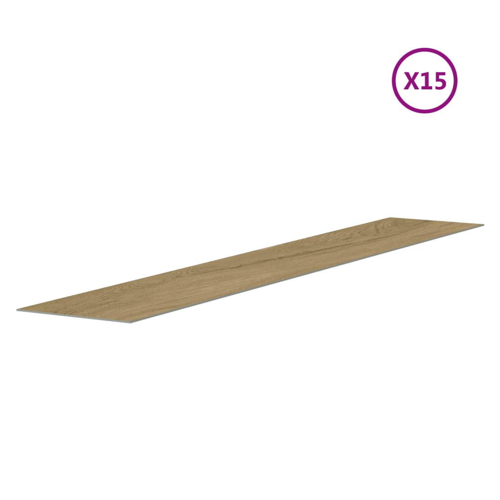 Pannelli da Parete Effetto Legno Marrone PVC 2,06 m² | homemem39