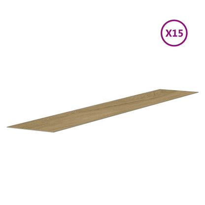 Pannelli da Parete Effetto Legno Marrone PVC 2,06 m² | homemem39