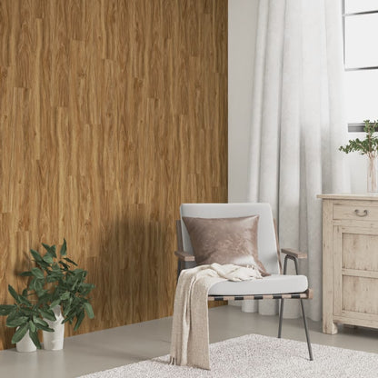 Pannelli da Parete Effetto Legno Marrone PVC 2,06 m² | homemem39