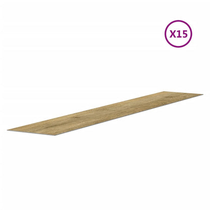 Pannelli da Parete Effetto Legno Marrone PVC 2,06 m² | homemem39