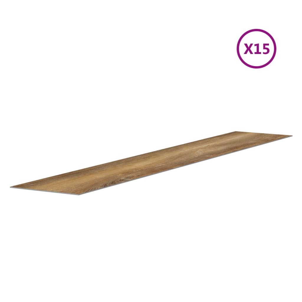 Pannelli da Parete Effetto Legno Marrone PVC 2,06 m² | homemem39