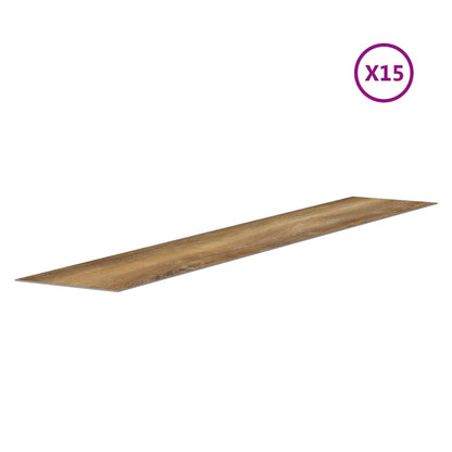 Pannelli da Parete Effetto Legno Marrone PVC 2,06 m² | homemem39