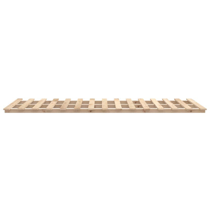 Giroletto senza Materasso 90x200 cm in Legno Massello di Pino - homemem39