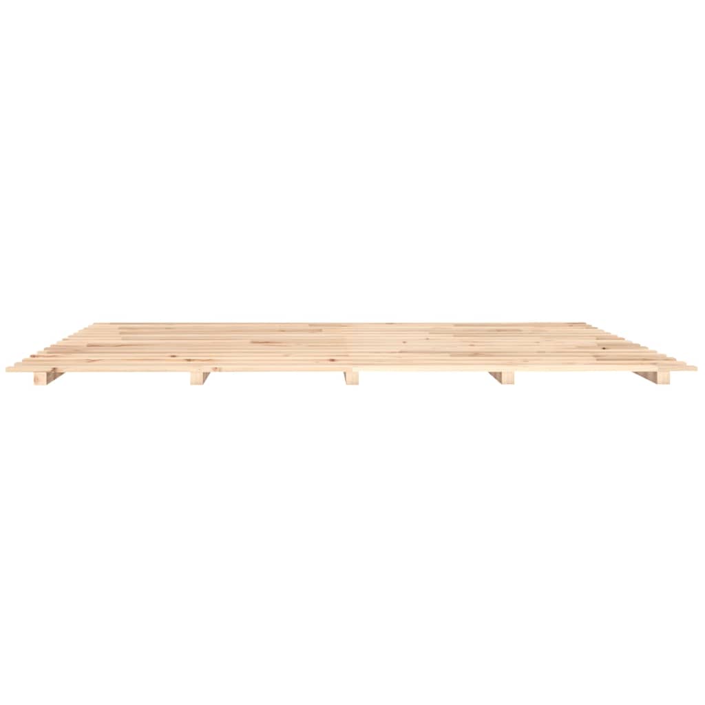 Giroletto senza Materasso 200x200 cm in Legno Massello di Pino - homemem39