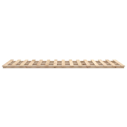 Giroletto senza Materasso 140x200 cm in Legno Massello di Pino | homemem39