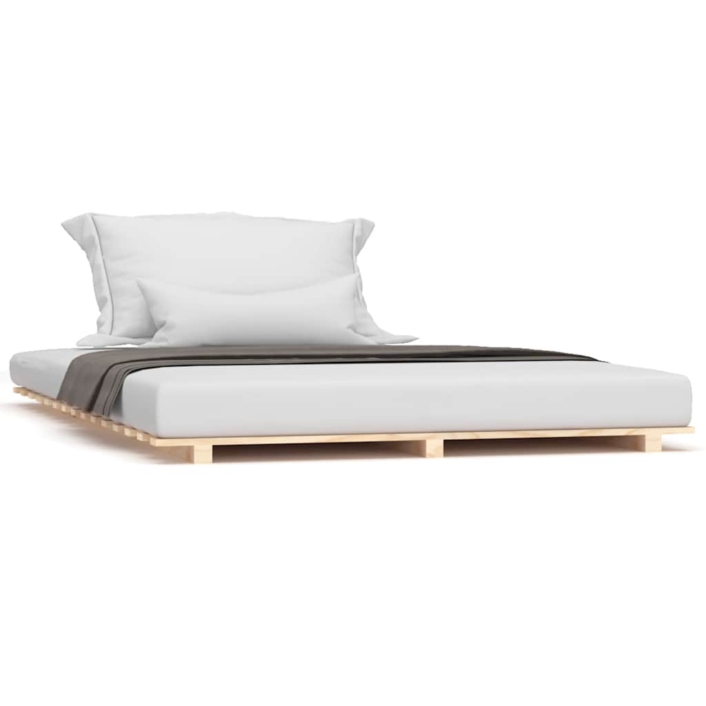 Giroletto senza Materasso 150x200 cm in Legno Massello di Pino | homemem39