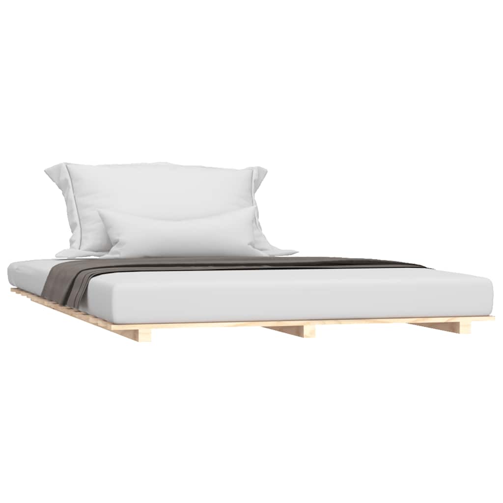 Giroletto senza Materasso 150x200 cm in Legno Massello di Pino | homemem39