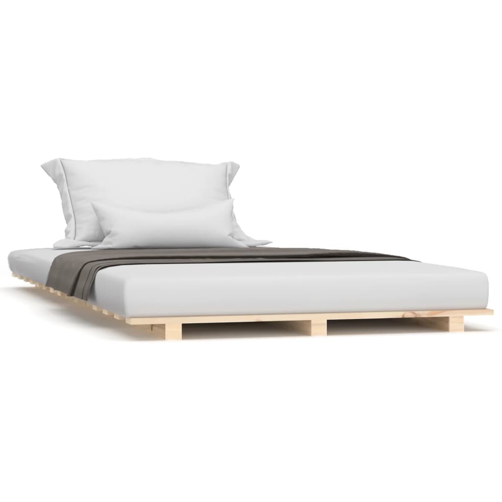 Giroletto senza Materasso 75x190 cm in Legno Massello di Pino | homemem39