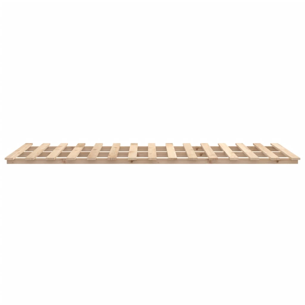 Letto senza Materasso 140x190 cm in Legno Massello di Pino | homemem39