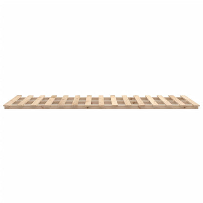 Letto senza Materasso 140x190 cm in Legno Massello di Pino | homemem39