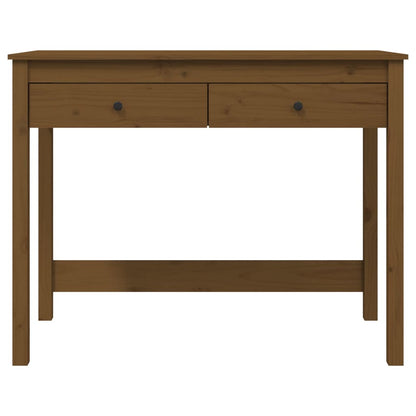 Scrivania con Cassetti Ambra 100x50x78 cm Legno Massello Pino - homemem39
