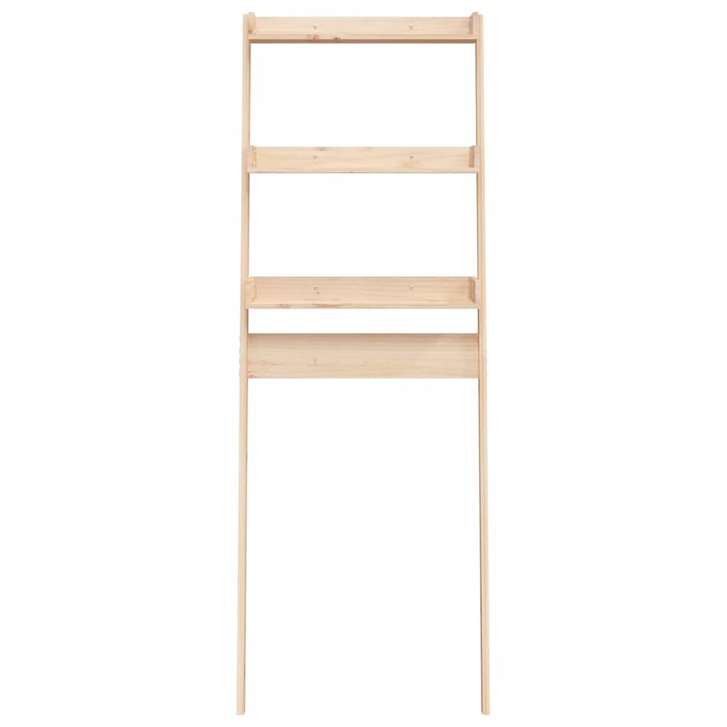 Rastrelliera da Bagno 63,5x32x179 cm in Legno Massello di Pino - homemem39