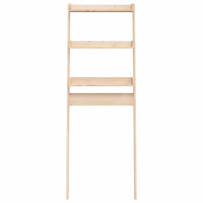 Rastrelliera da Bagno 63,5x32x179 cm in Legno Massello di Pino - homemem39