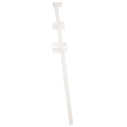 Rastrelliera da Bagno Bianca 63,5x32x179 cm Legno Massello Pino - homemem39