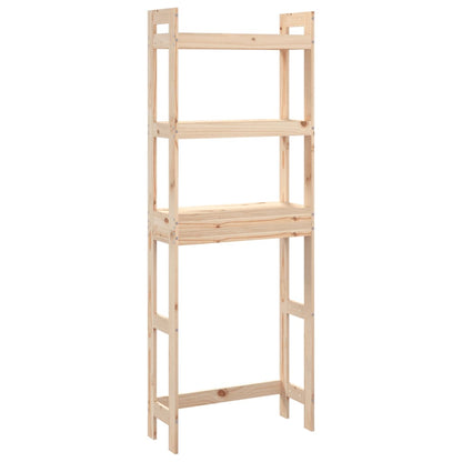 Rastrelliera da Bagno 63x26x171 cm in Legno Massello di Pino - homemem39