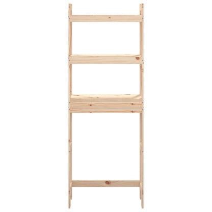 Rastrelliera da Bagno 63x26x171 cm in Legno Massello di Pino - homemem39