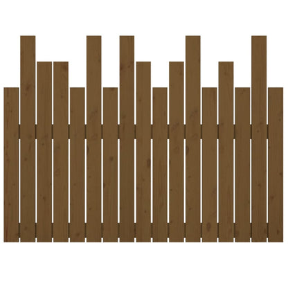 Testiera da Parete Ambra 108x3x80 cm in Legno Massello di Pino - homemem39