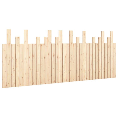 Testiera da Parete 204x3x80 cm in Legno Massello di Pino - homemem39