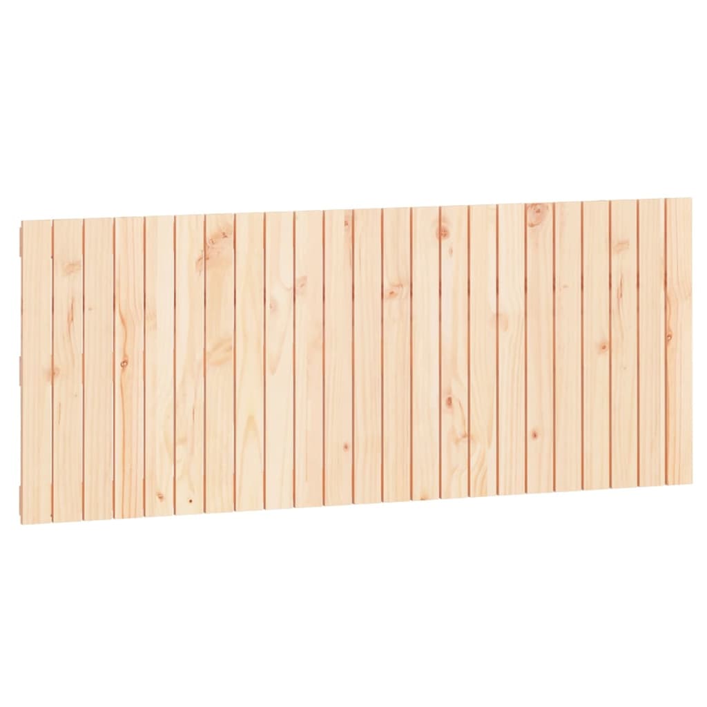 Testiera da Parete 147x3x60 cm in Legno Massello di Pino | homemem39