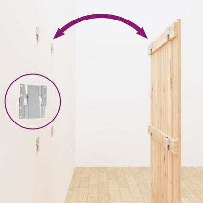 Testiera da Parete 95,5x3x110 cm in Legno Massello di Pino - homemem39