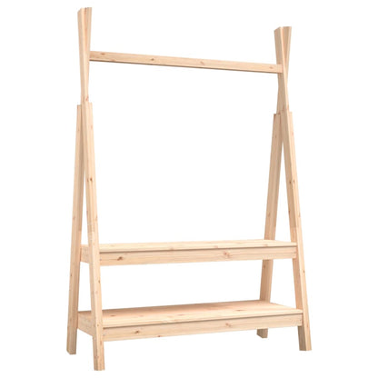 Appendiabiti 100x45,5x150 cm Legno Massello di Pino - homemem39