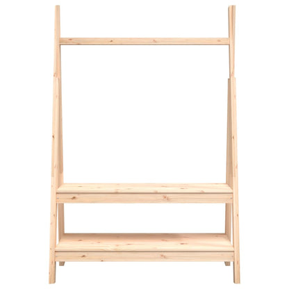 Appendiabiti 100x45,5x150 cm Legno Massello di Pino - homemem39