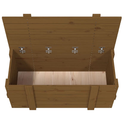 Contenitore Portaoggetti ambra 91x40,5x42cm Legno Massello Pino - homemem39