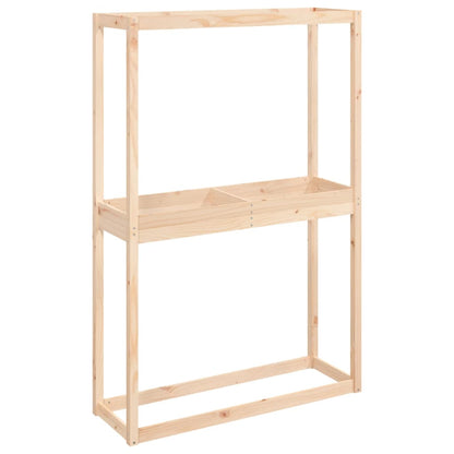 Portapneumatici 120x40x180 cm in Legno Massello di Pino