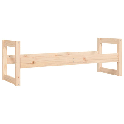 Portapneumatici 120x40x40 cm in Legno Massello di Pino - homemem39