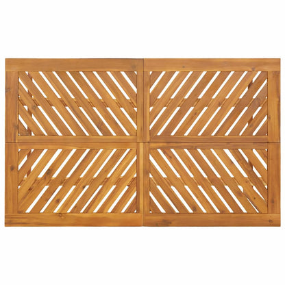 Set da Pranzo per Giardino 4 pcs Marrone