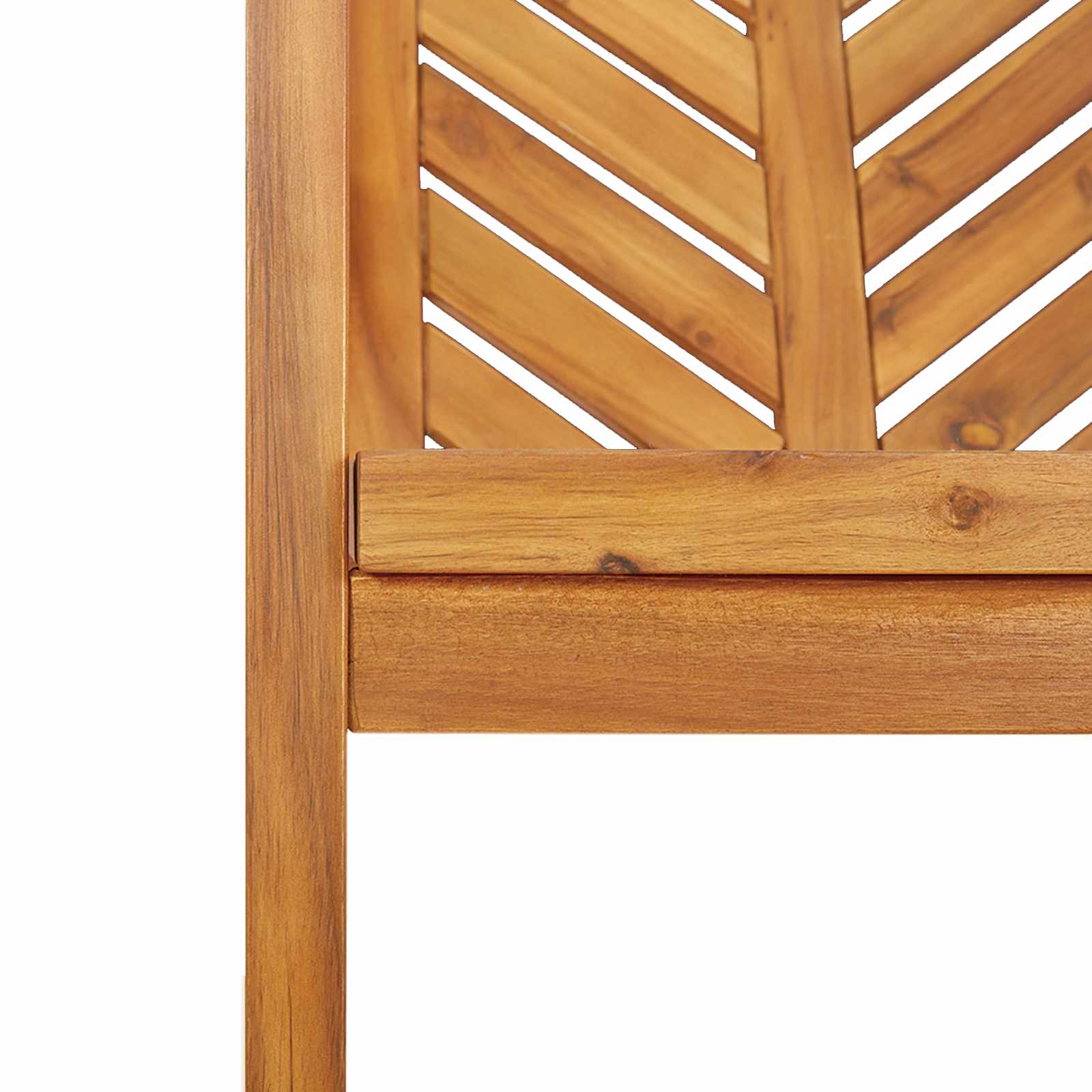 Set da Pranzo per Giardino 4 pz Marrone | homemem39