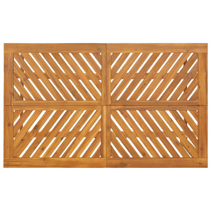 Set da Pranzo per Giardino 4 pz Marrone | homemem39