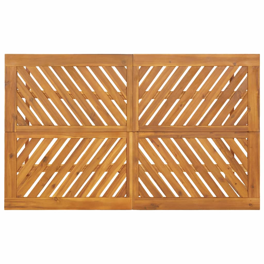 Set da Pranzo per Giardino 3 pcs Marrone