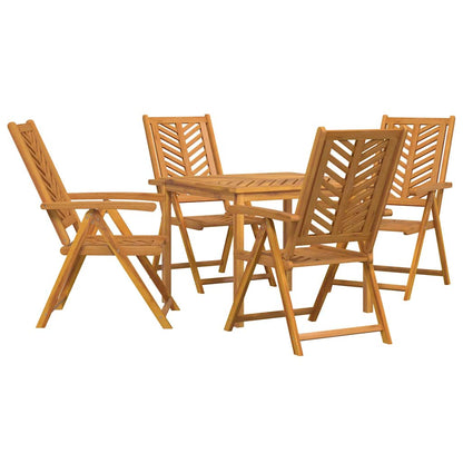 Set da Pranzo per Giardino 5 pcs Marrone
