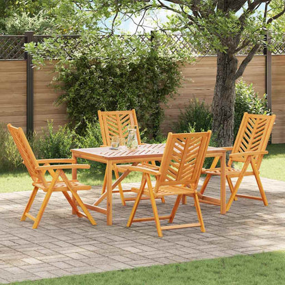 Set da Pranzo per Giardino 5 pcs Marrone