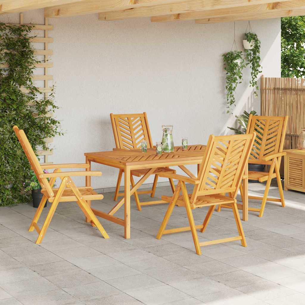 Set da Pranzo per Giardino 5 pcs Marrone