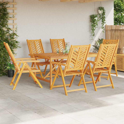 Set da Pranzo per Giardino 7 pcs Marrone | homemem39