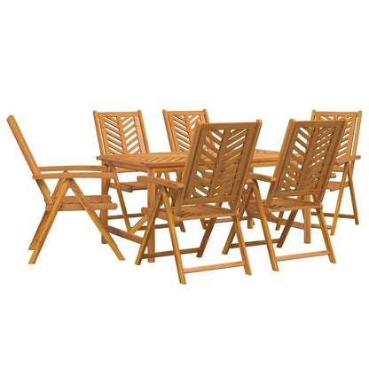 Set da Pranzo per Giardino 7 pcs Marrone | homemem39