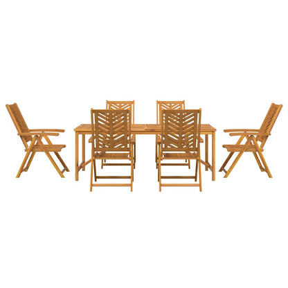 Set da Pranzo per Giardino 7 pcs Marrone | homemem39