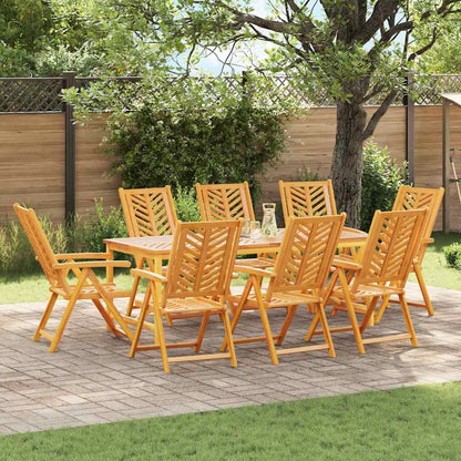 Set da Pranzo per Giardino 9 pcs Marrone